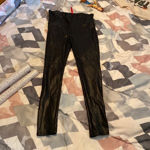 Spanx faux leather leggings
